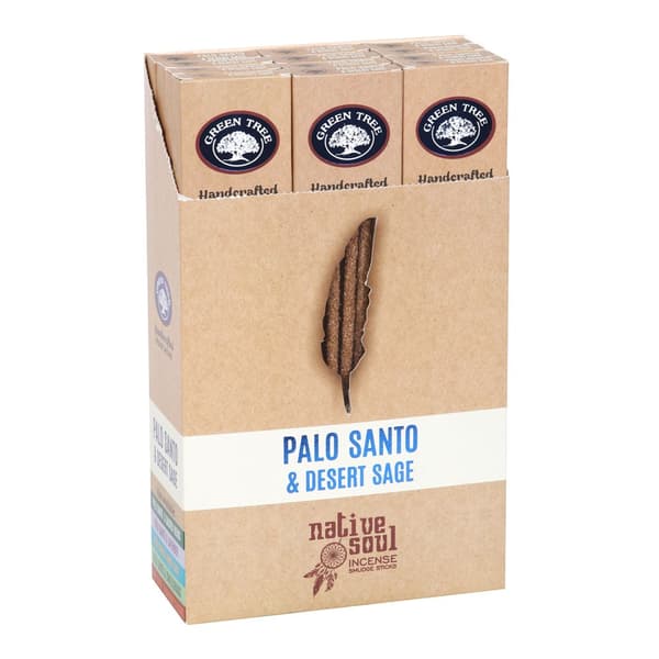 Native Soul Palo Santo & Desert Sage Smudge Incense Sticks (Pack of 96) Dark Brown One Size