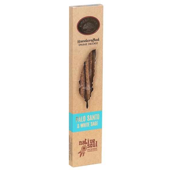 Native Soul Palo Santo & White Sage Smudge Incense Sticks (Pack of 96)