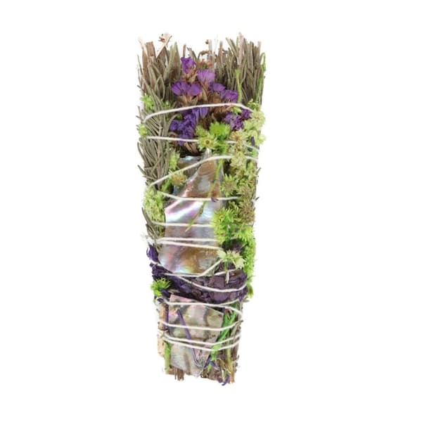Something Different Ritual Rosemary Smudge Stick Wand Green/Violet One Size