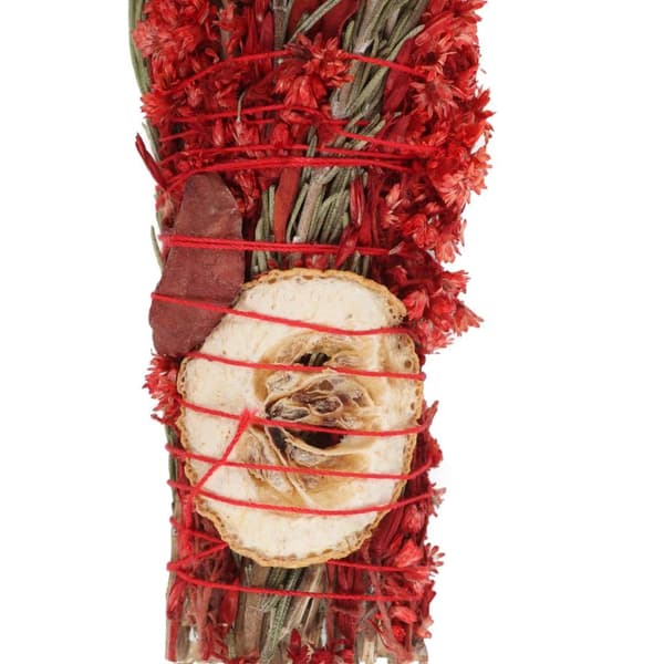 Something Different Ritual Rosemary Red Jasper Smudge Stick Wand
