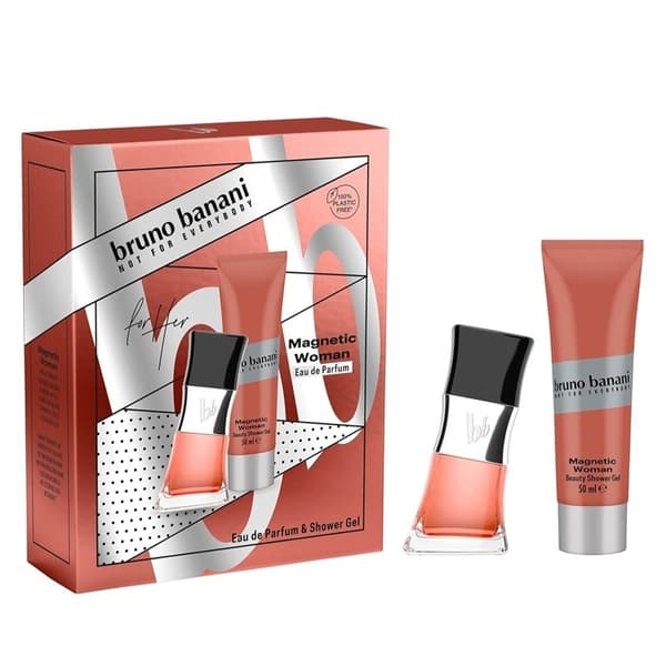 Giftset Bruno Banani Magnetic Woman Edp 30ml + Shower Gel 50ml