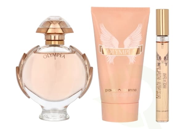 Paco Rabanne Olympea Giftset 135 ml Edp Spray 50ml/Travel Spray 10ml/Body Lotion 75ml