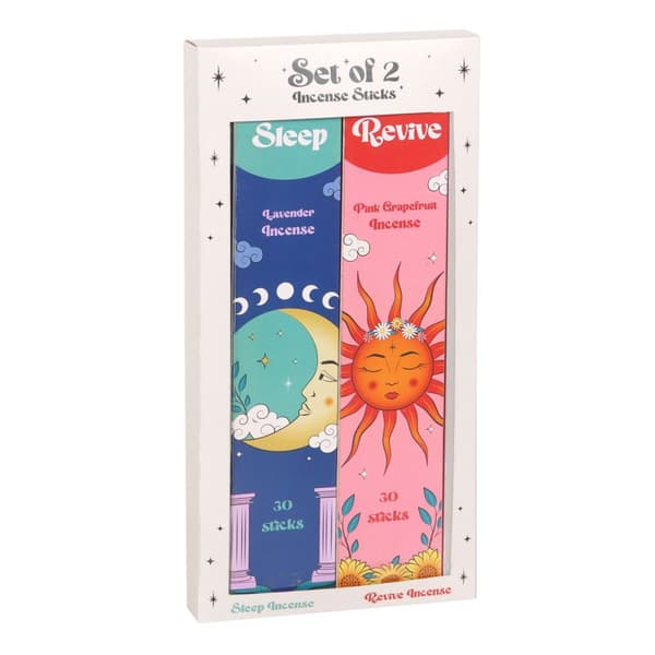 Something Different Sleep & Revive Incense Sticks Set (Pack of 60) Black/Pink One Size