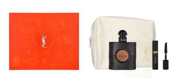 Yves Saint Laurent YSL Black Opium Giftset 52 ml Edp Spray 50ml/Mini Mascara 2ml/Pouch