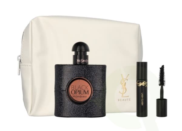Yves Saint Laurent YSL Black Opium Giftset 52 ml Edp Spray 50ml/Mini Mascara 2ml/Pouch