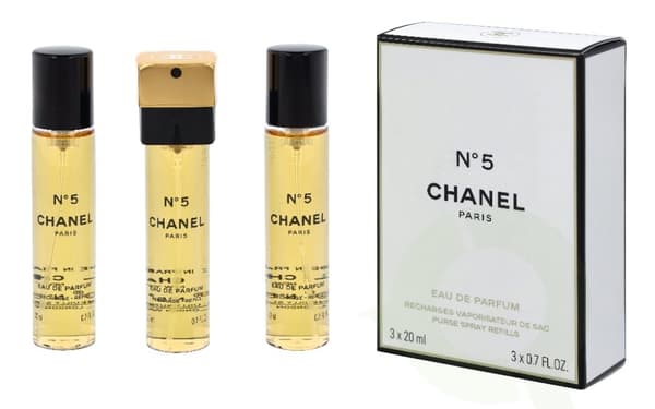 Chanel No 5 Giftset 60 ml 3x20ml - Edp Spray Refill