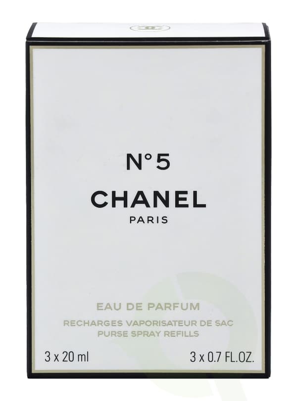 Chanel No 5 Giftset 60 ml 3x20ml - Edp Spray Refill