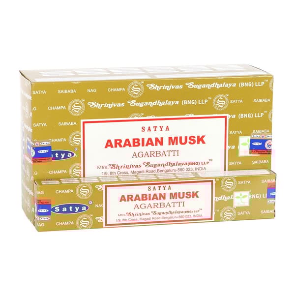 Satya Arabian Musk Incense Sticks (Pack of 12)