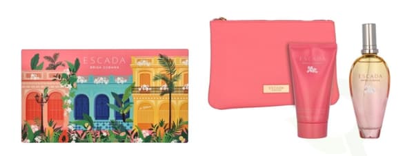 Escada Brisa Cubana Giftset 250 ml Limited Edition - Edt Spray 100ml/Body Lotion 150ml/Bag