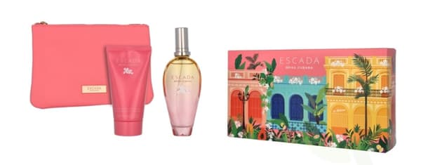 Escada Brisa Cubana Giftset 250 ml Limited Edition - Edt Spray 100ml/Body Lotion 150ml/Bag