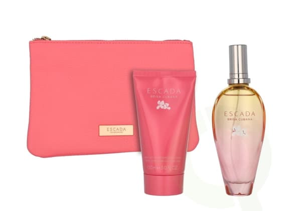 Escada Brisa Cubana Giftset 250 ml Limited Edition - Edt Spray 100ml/Body Lotion 150ml/Bag