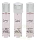 Miniatyrbillede 2 af 5: Chanel Chance Eau Tendre Giftset 60 ml, 3x Edt Spray Refill 20Ml - Twist and Spray