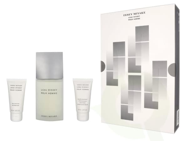 Issey Miyake L'Eau D'Issey Pour Homme Giftset 225 ml Edt Spray 125ml/Shower Gel 50ml/After Shave Balm 50ml