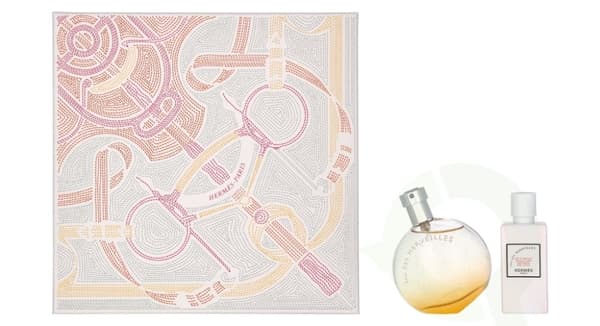 Hermes Eau Des Merveilles Giftset 90 ml Edt Spray 50ml/Body Milk 40ml