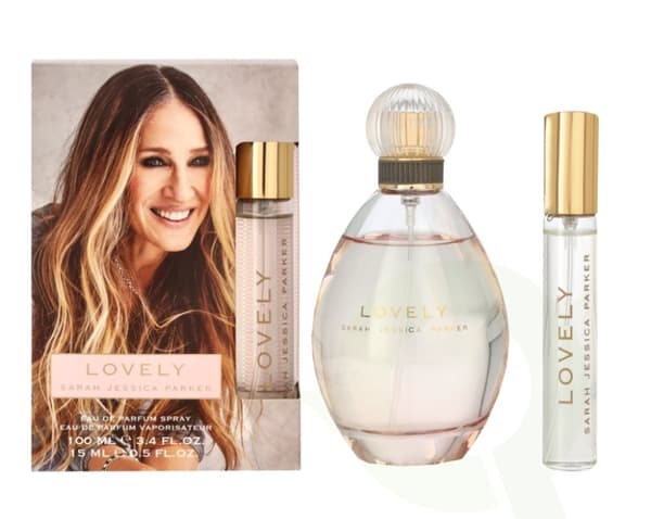 Sarah Jessica Parker Lovely Giftset 115 ml Edp Spray 100ml/Edp Travel Spray 15ml