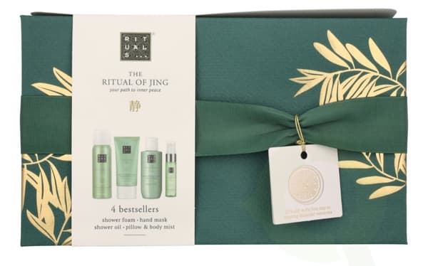 Rituals Jing Set 195 ml Sleep Foaming Shower Gel 50 ml/Night Rescue Hand Mask 50 ml/Sleep Pillow & Body Mist 20 ml/Shower Oil 75ml