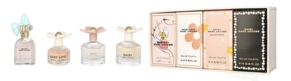 Marc Jacobs Minature Set Woman 17 ml Daisy 4ml/Daisy Eau So Fresh 4ml/Daisy  Love 4ml/Perfect 5ml