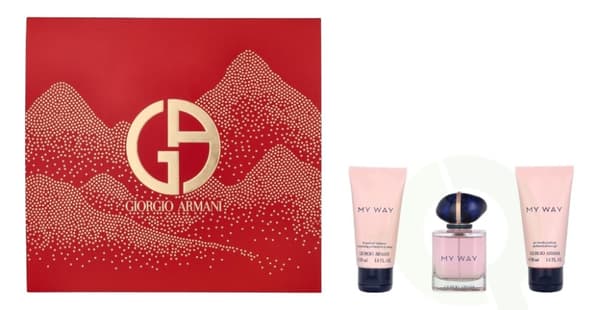 Armani My Way Giftset 150 ml Edp Spray 50ml/Body Lotion 50ml/Shower Gel 50ml