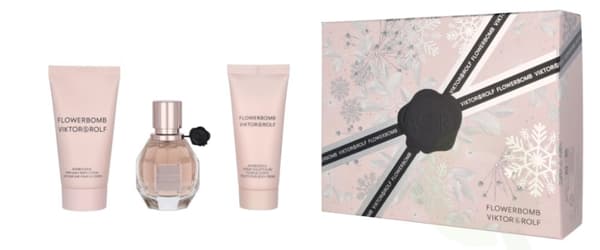 Viktor & Rolf Flowerbomb Giftset 120 ml Edp Spray 30ml/Body Lotion 50ml/ Body Cream 40ml