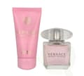 Miniatyrbillede 1 af 5: Versace Bright Crystal Giftset 80 ml Edt Spray 30ml/Luminous Body Lotion 50ml