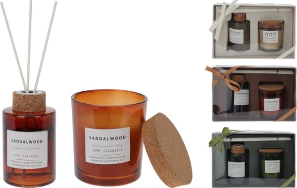 Doftpinnar Doftljus Presentset Sandalwood