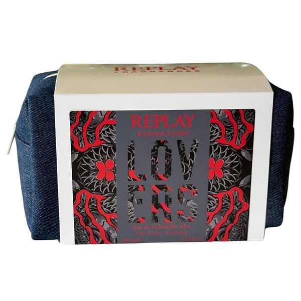 Replay Giftset Replay Signature Lovers Man Edt 100ml + Pochette