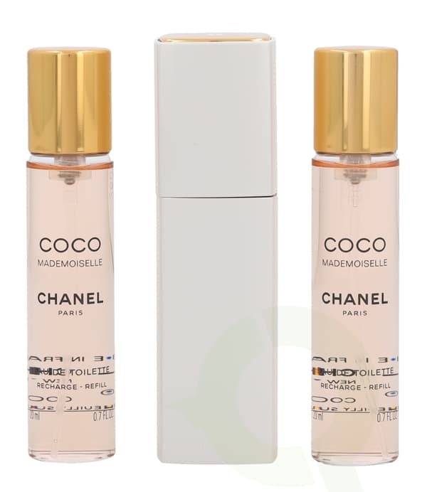 Chanel Coco Mademoiselle Giftset 60 ml 2x Edt Spray Refill 20Ml/1x Edt Spray 20Ml - Twist and Spray