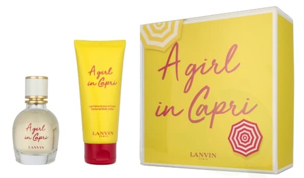 Lanvin A Girl In Capri Giftset 150 ml Edt Spray 50ml/Body Lotion 100ml