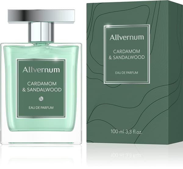 Allvernum Eau de Parfum for Men Cardrwood & Sandalwood, 100 ml