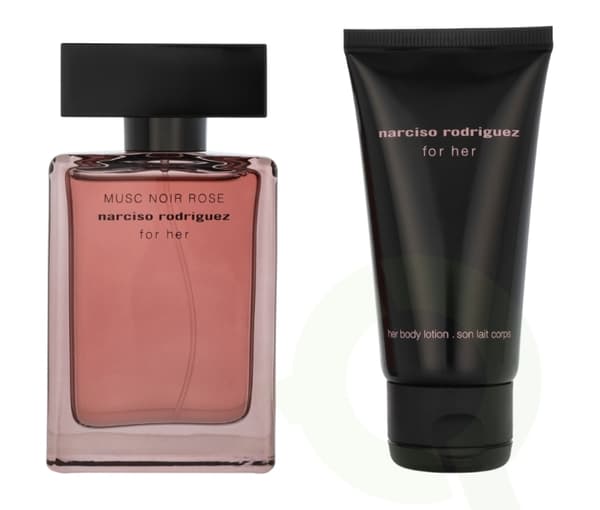 Narciso Rodriguez Musc Noir Rose For Her Giftset 100 ml Edp Spray 50ml/Body Lotion 50ml