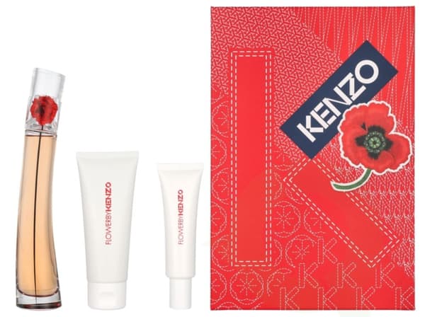 Kenzo Flower By Kenzo Giftset 145 ml Edp Spray 50ml/Body Cream 75ml/Hand Cream 20ml