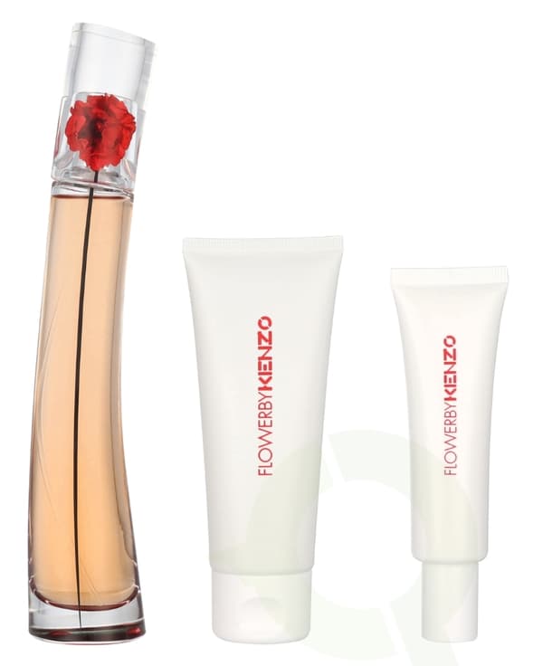 Kenzo Flower By Kenzo Giftset 145 ml Edp Spray 50ml/Body Cream 75ml/Hand Cream 20ml