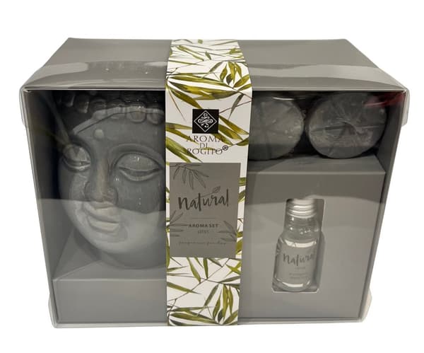 Aromaset Buddha Aromalampa Vax Doftolja Lotus Presentset