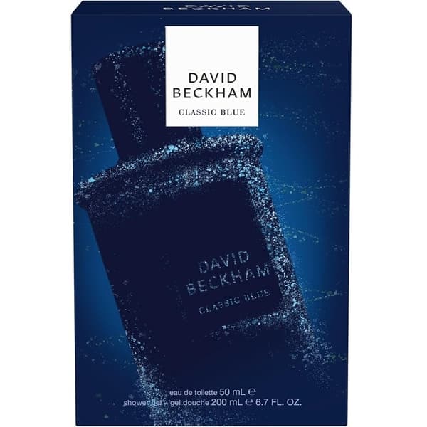 Giftset David Beckham Classic Blue Edt 50ml + Shower Gel 200ml