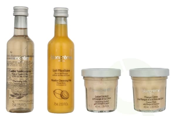 Blancreme Hydration Routine Set 230 ml Micellar Cleansing Milk 75ml/Cleansing Jelly 75ml/Cream Mask 40ml/Exfoliating Sorbet 40ml