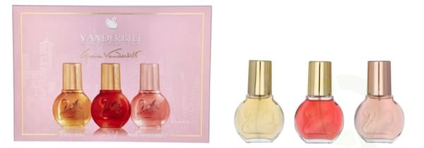 Gloria Vanderbilt Discovery Giftset 90 ml Edt Spray 30ml/In Red Edt Spray 30ml/Miss Vanderbilt Edt Spray 30ml