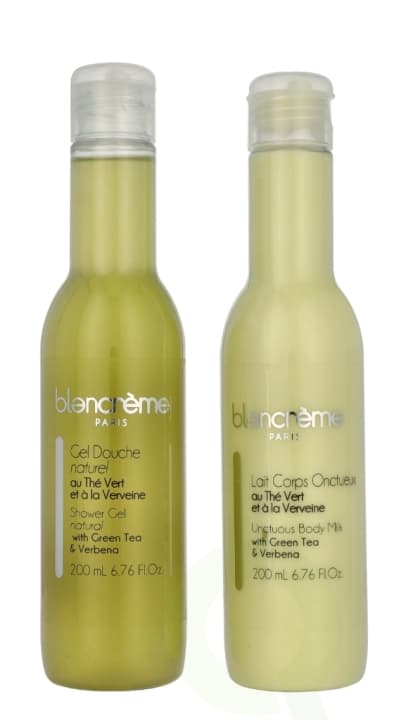 Blancreme Shower Gel + Creamy Body Milk Duo 400 ml 2x200 ml Green Tea & Verbena