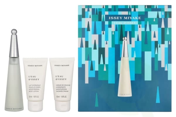 Issey Miyake L'Eau D'Issey Giftset 150 ml Edt Spray 50ml/Body Lotion 50ml/Shower Cream