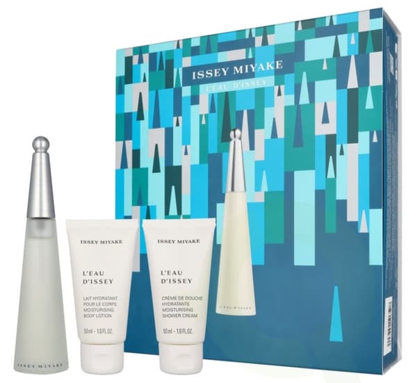 Issey Miyake L'Eau D'Issey Giftset 150 ml Edt Spray 50ml/Body Lotion 50ml/Shower Cream