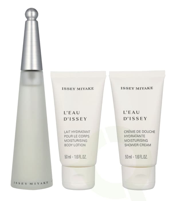 Issey Miyake L'Eau D'Issey Giftset 150 ml Edt Spray 50ml/Body Lotion 50ml/Shower Cream