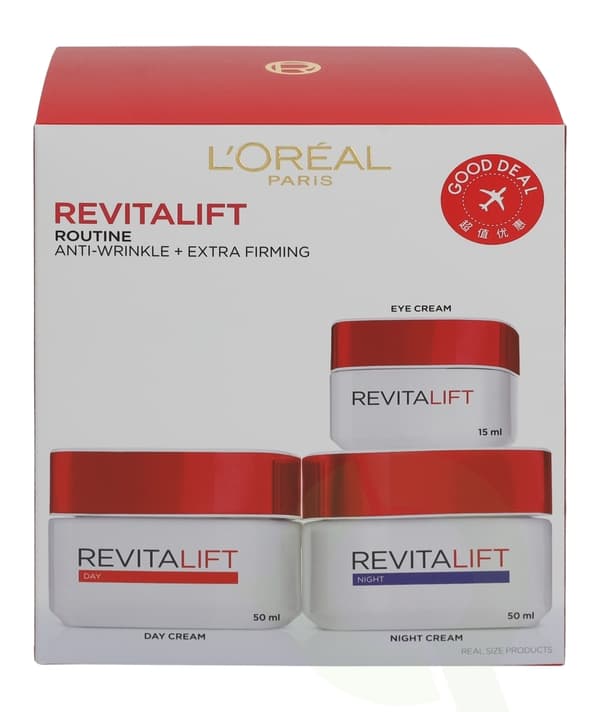 L'Oreal Advanced Revitalift Program 115 ml Eye Cream 15ml/Day Cream 50ml/Night Cream 50ml