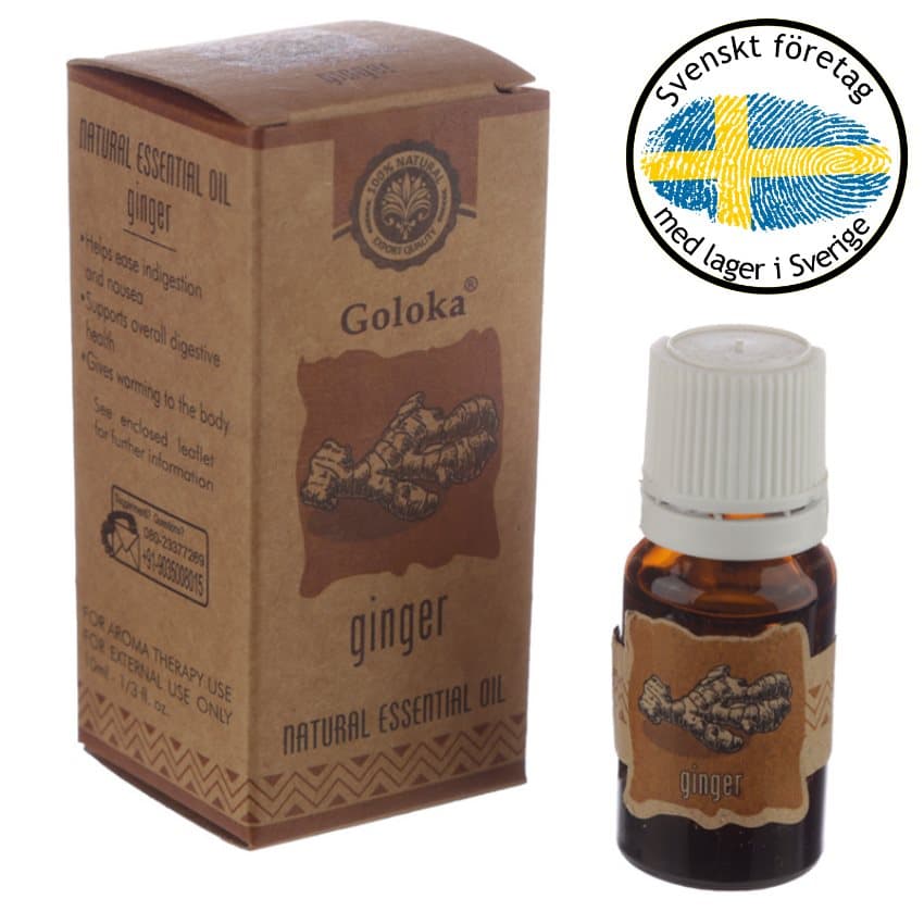 Goloka Ingefära Naturlig Eterisk Olja 10ml