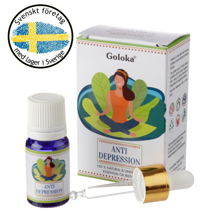 Goloka Natural Eterisk Olja Blend Anti Depression 10ml