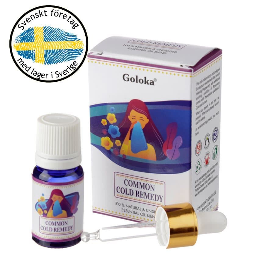 Goloka Natural Eterisk Olja Blend Common Cold Remedy 10ml