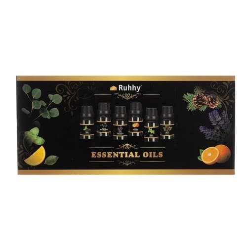 6-Pak - Duftolje / Eterisk Olje - Parfymeolje for aromalamper