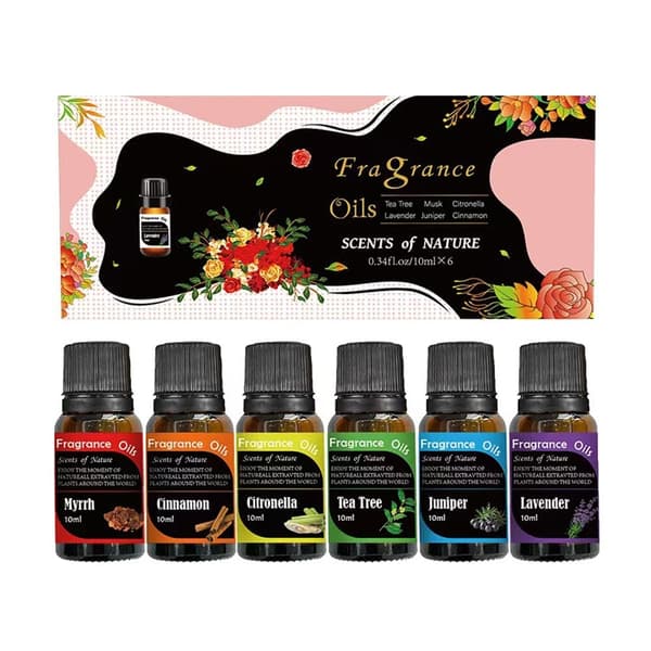 Eteriska oljor för diffuser – 6 naturliga dofter för aromaterapi