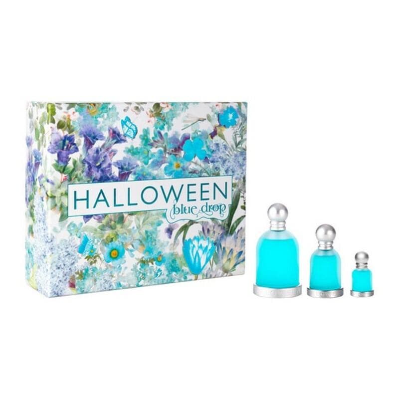 Parfymset Damer Halloween Blue Drop Jesus Del Pozo EDT (3 pcs)
