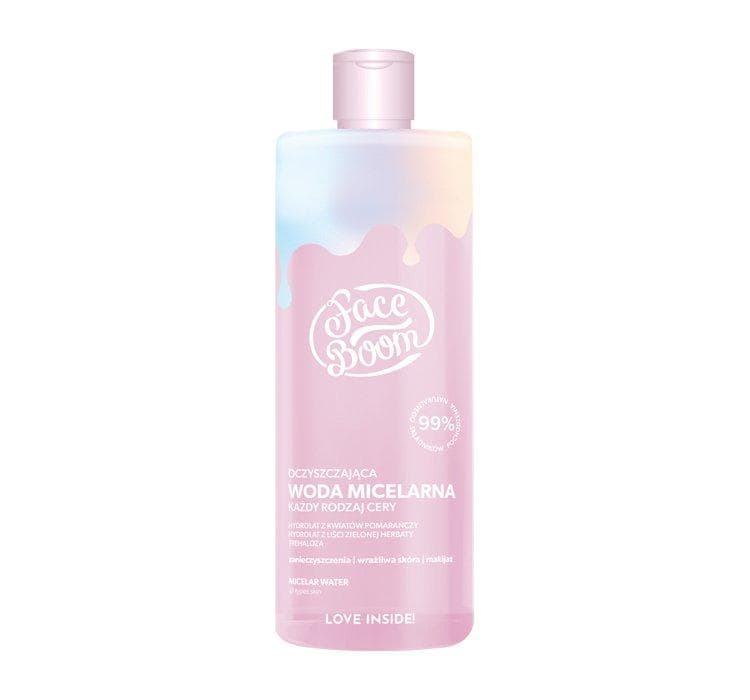 FACE BOOM_Micellar Water oczyszczająca woda micelarna do kaĹĽdego rodzaju skĂłry 500ml