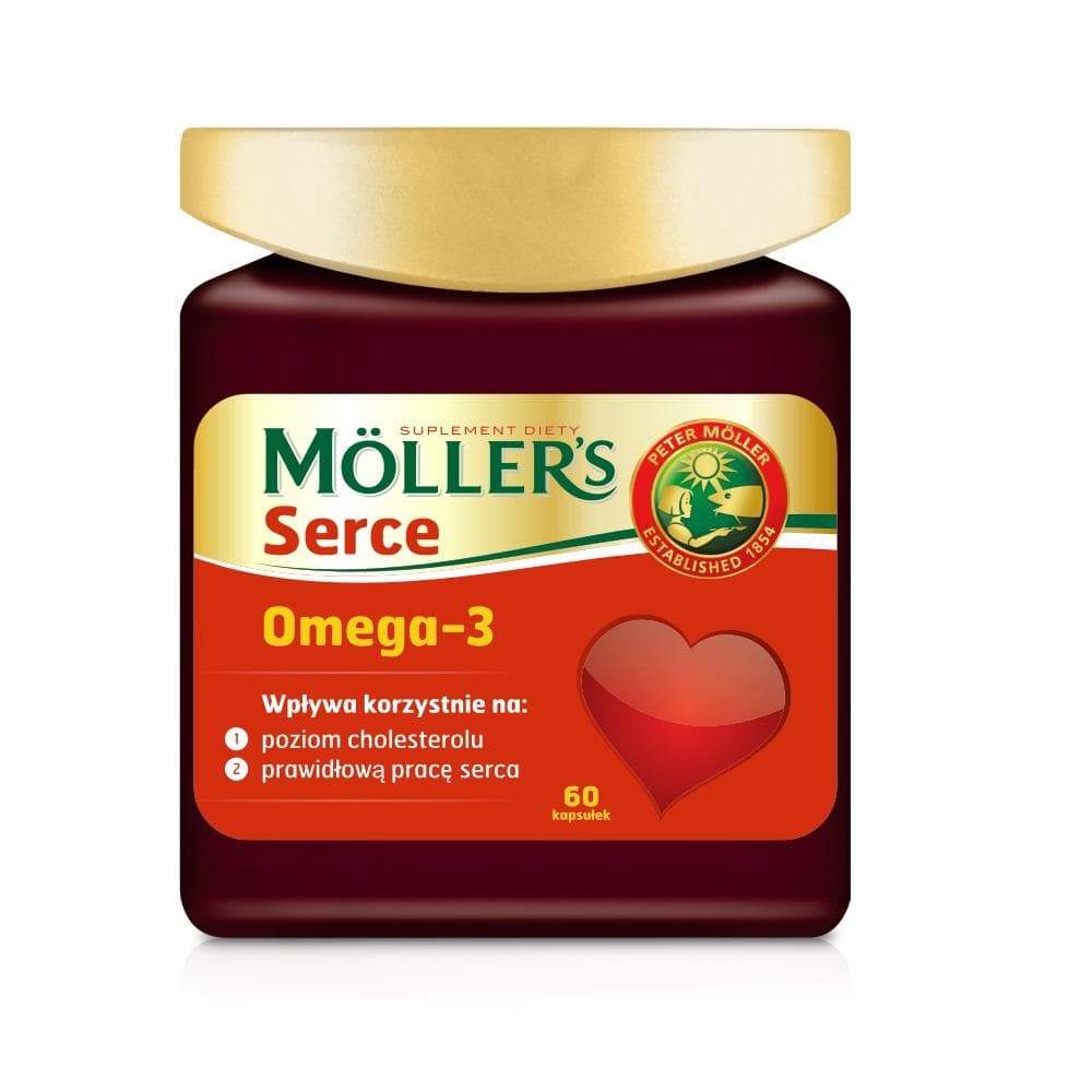 Hjärta Omega-3 dietary supplement 60 kapslar