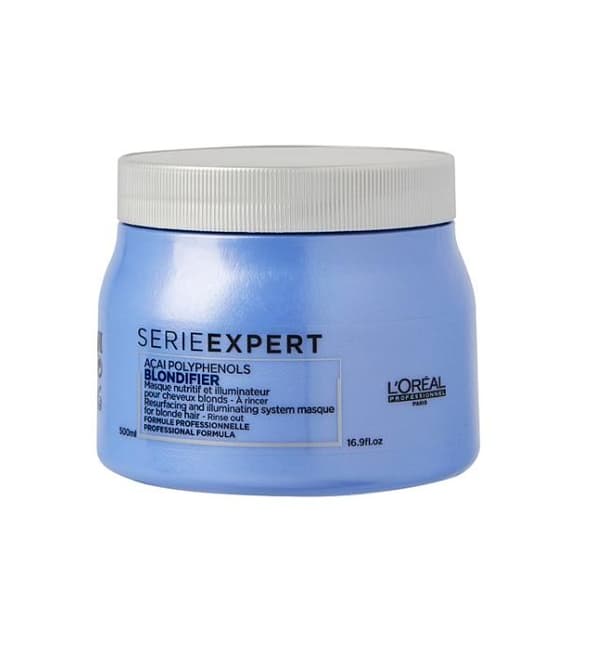 L'Oreal Serie Expert PROFESSIONNEL Blondifier & Resurfacing System lysende Masque Til Blonde Hair maske til hår bleget og farvet 500ml